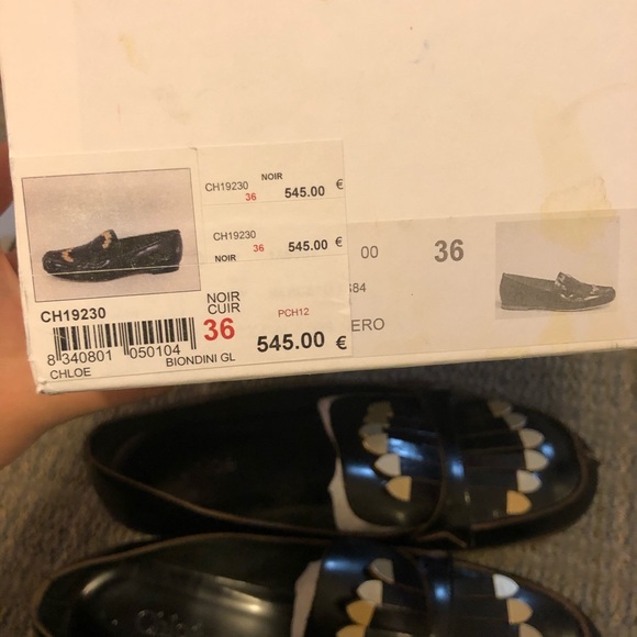 Chloé Black Harvard Loafers Flats - Picture 6 of 6